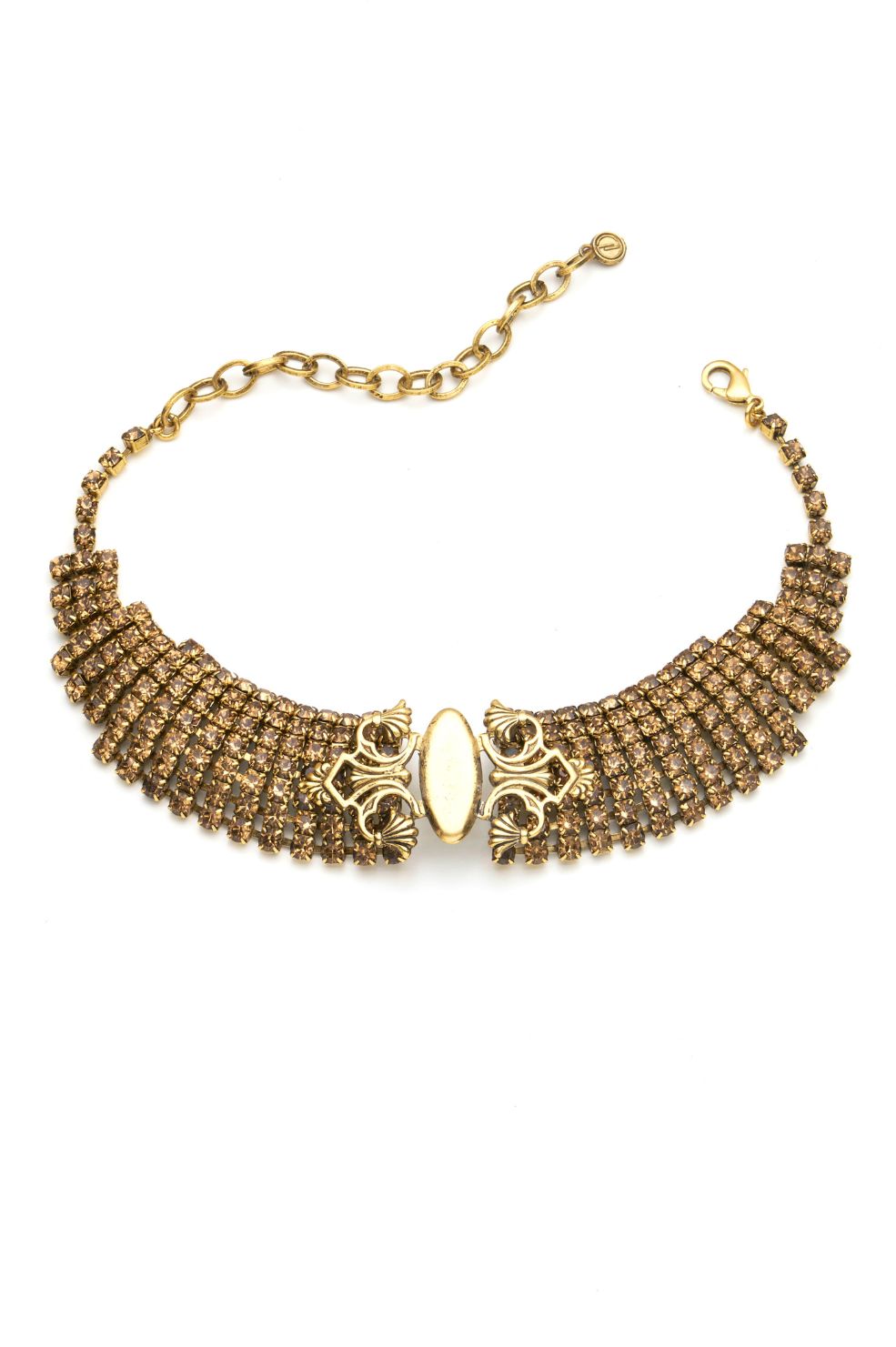 Elegant 18K Gold Plated Stainless Steel Choker Necklace – Women's Fashion Jewelry