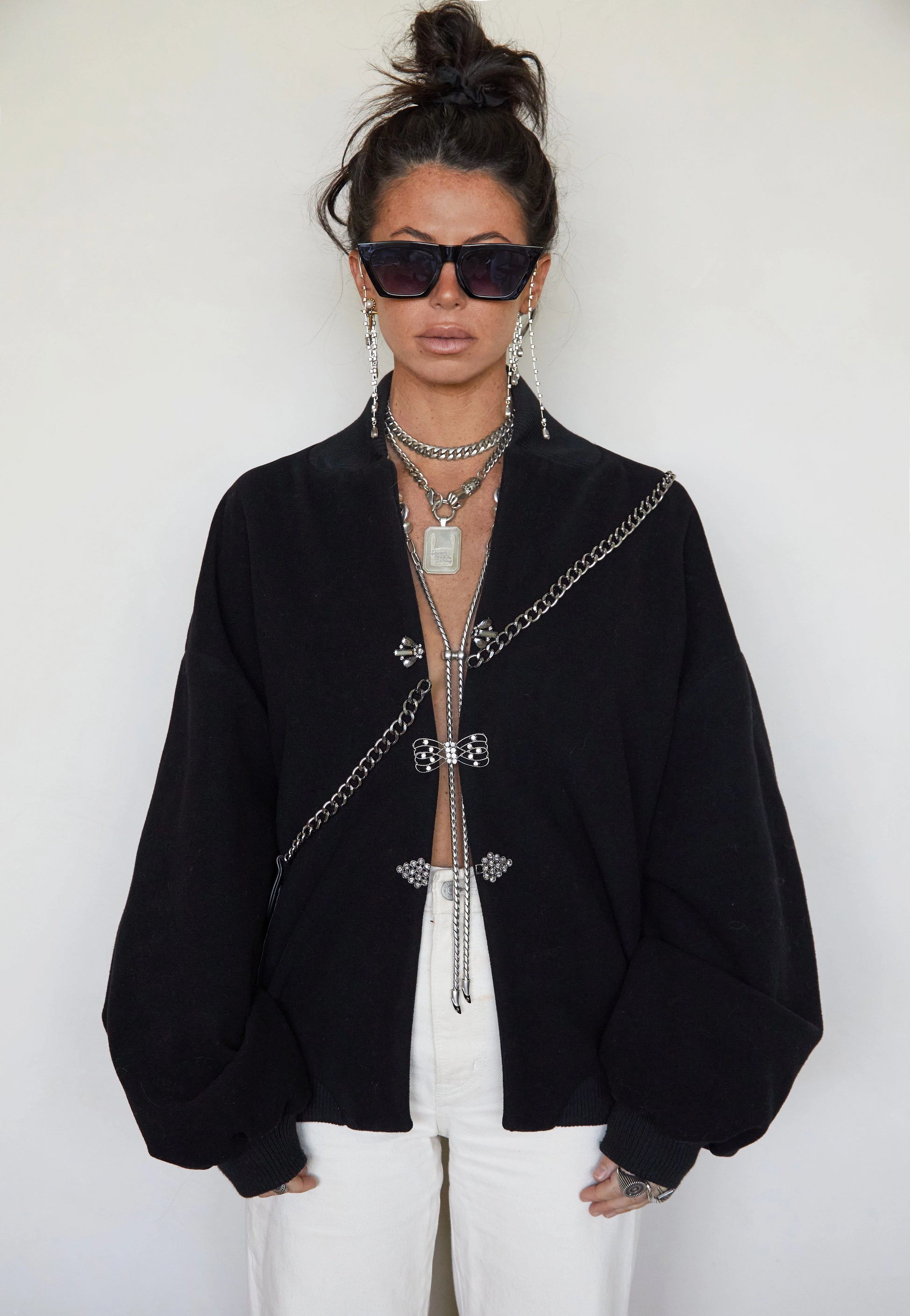 Tete by Odette x DLEX Bomber Jacket with Embellished Pocket