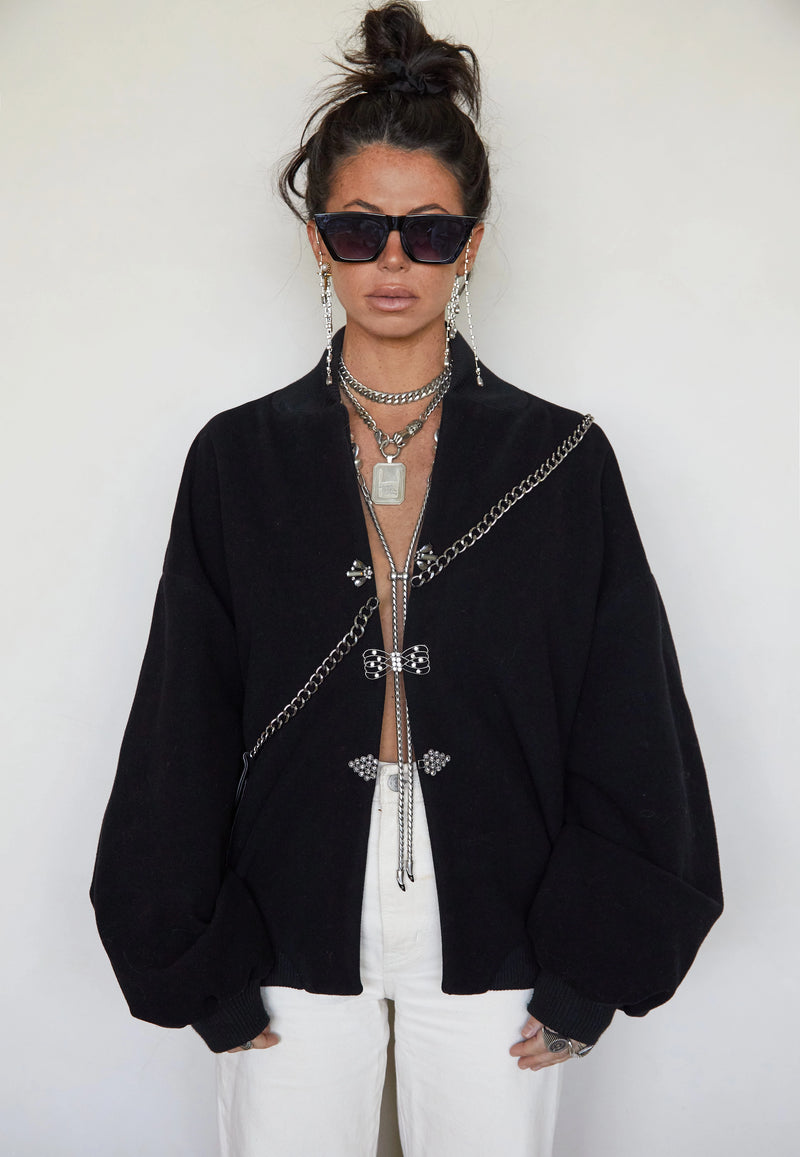 Tete by Odette x DLEX Bomber Jacket with Embellished Pocket