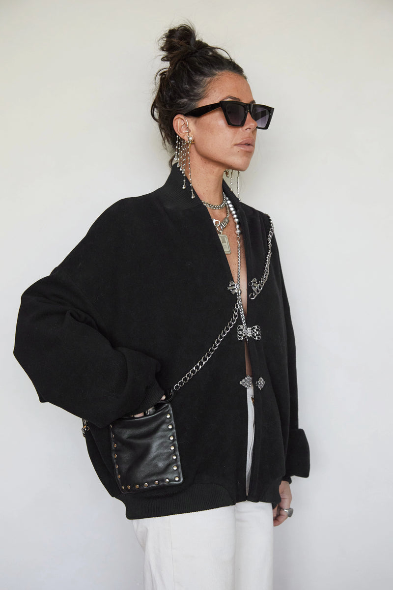 Tete by Odette x DLEX Bomber Jacket with Embellished Pocket