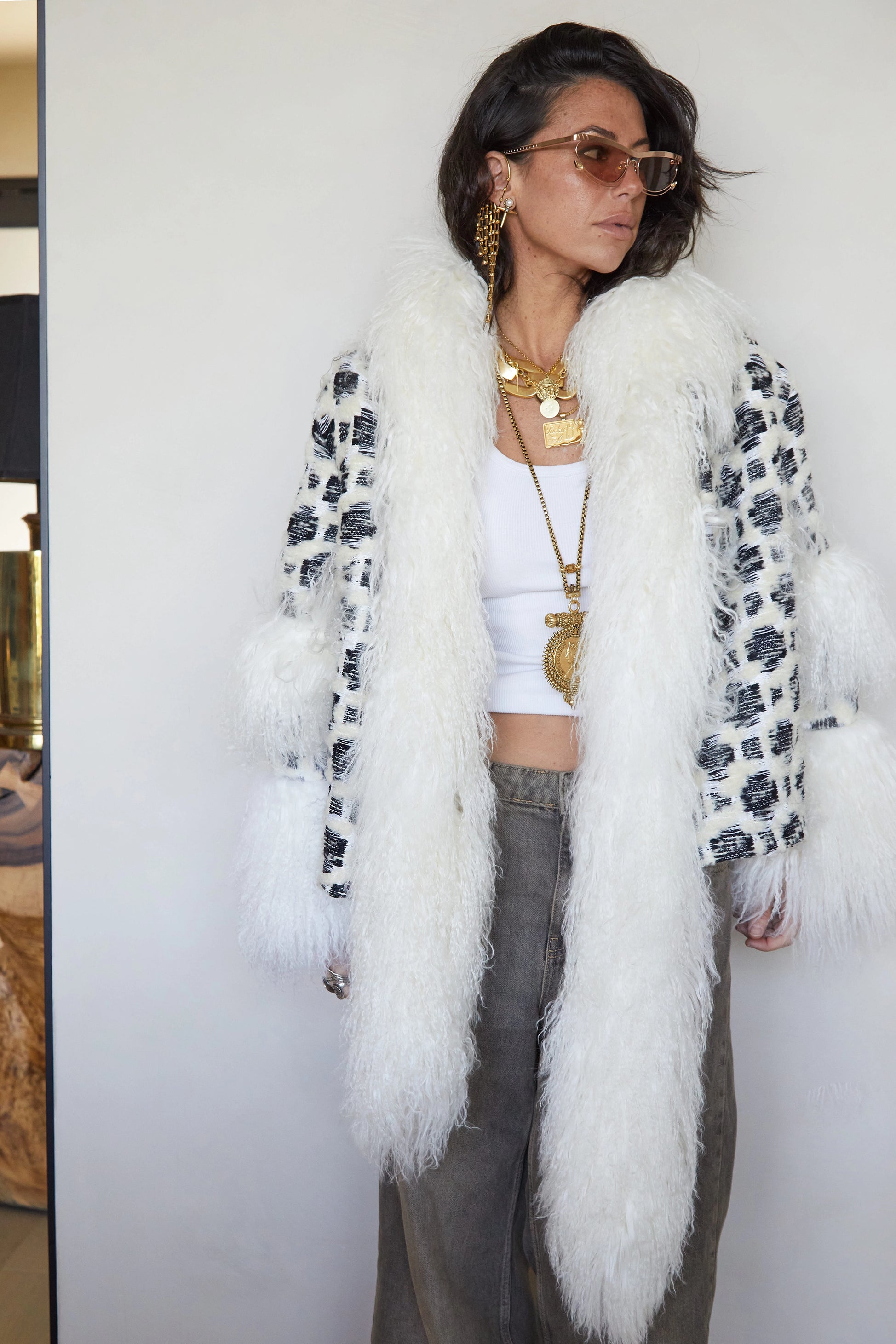 Tete by Odette x DLEX Brocade Fur Jacket