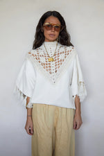 Tete by Odette x DLEX Crochet V-Neck T Shirt