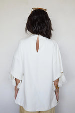 Tete by Odette x DLEX Crochet V-Neck T Shirt