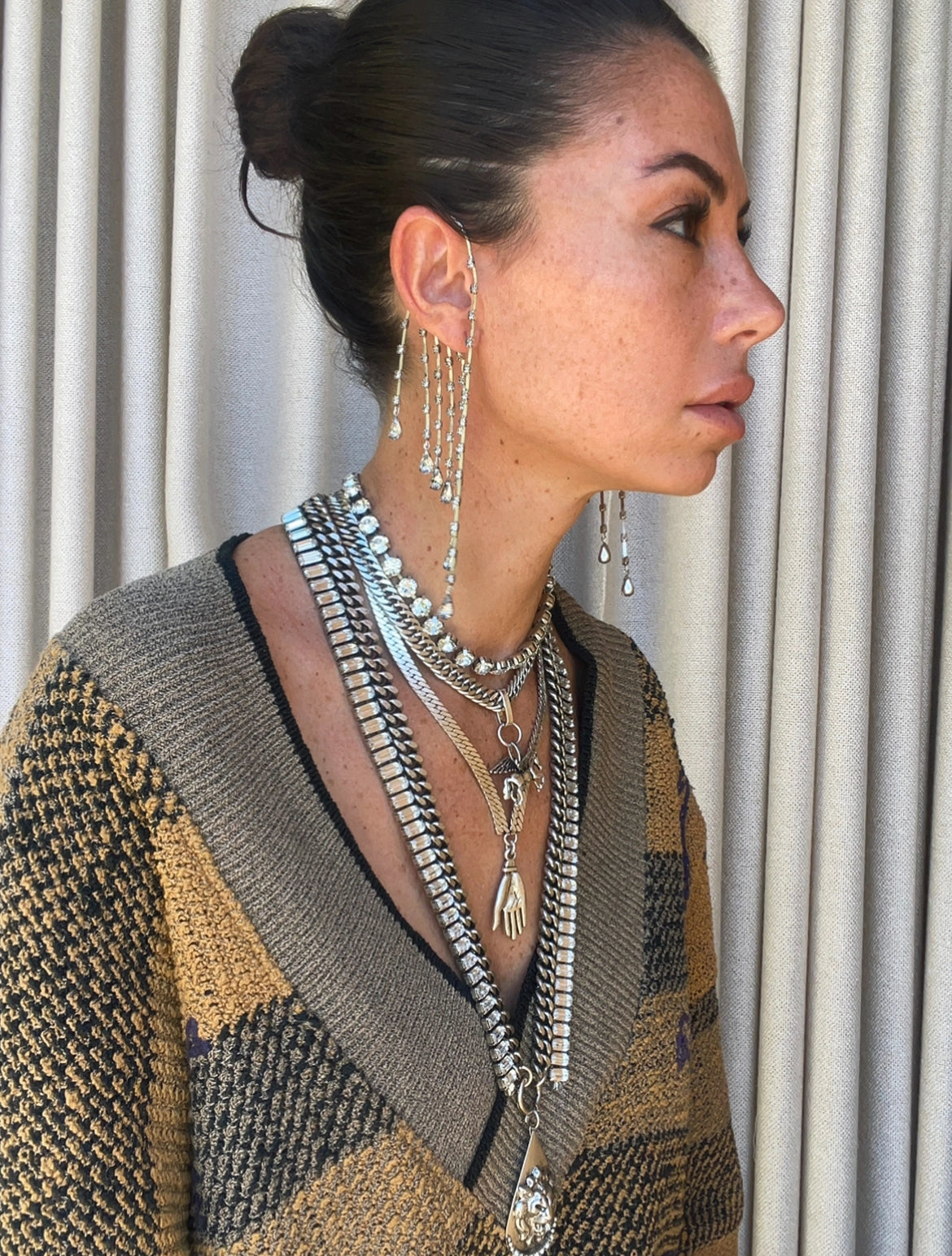 Silver Fiona Earrings