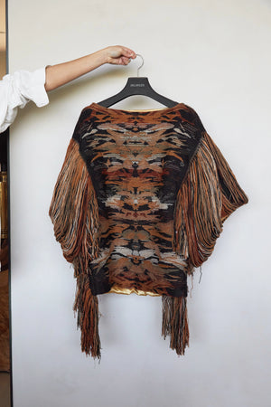 Tete by Odette x DLEX Fringed Poncho