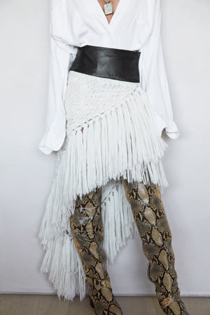 Tete by Odette x DLEX  Crochet Wrap Skirt