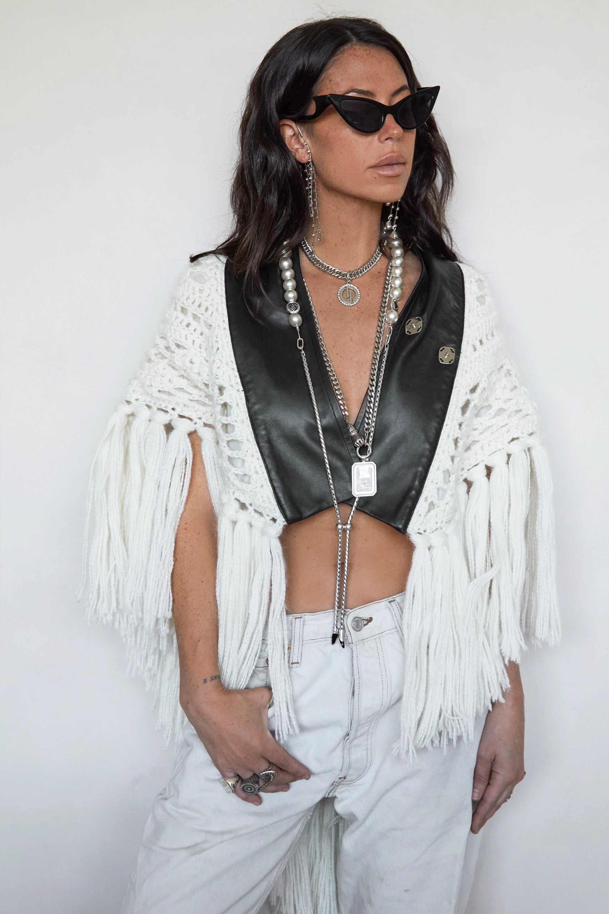 Tete by Odette x DLEX  Crochet Wrap Skirt