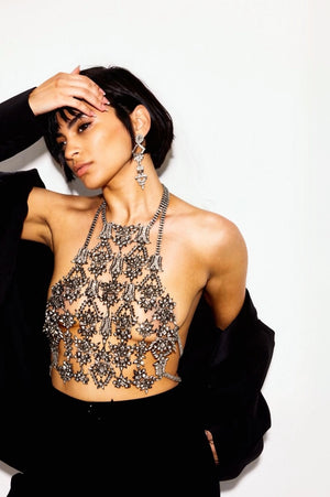Ophelia Bejeweled Top