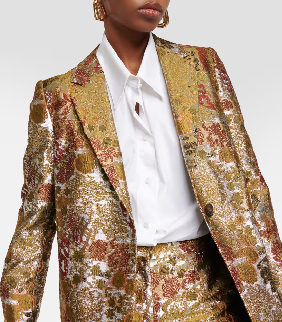 Dries Jacquard Coat