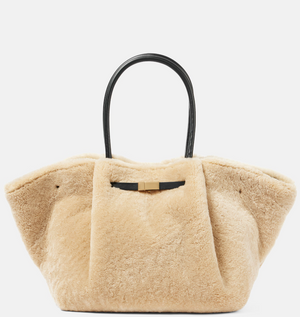 DeMellier New York shearling tote bag