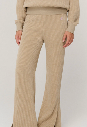 Knit Beige Pant