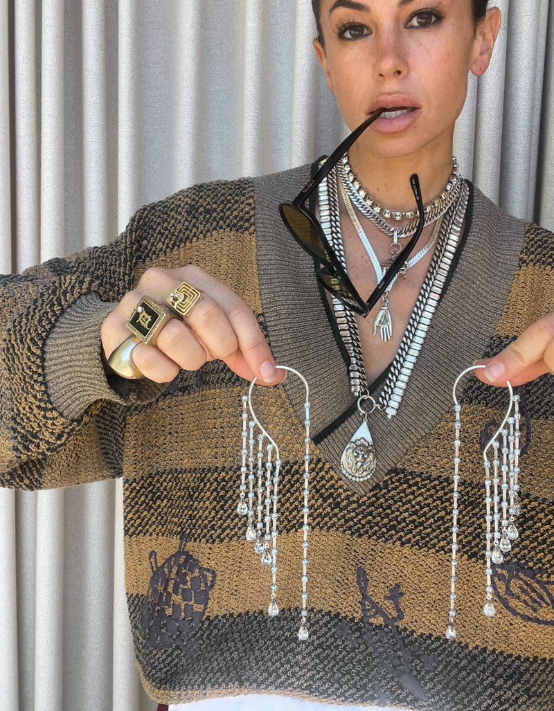 Silver Fiona Earrings