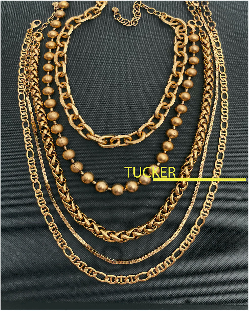 DYLANLEX Chain Necklace | 18k Gold Plated | Layerable | Vintage