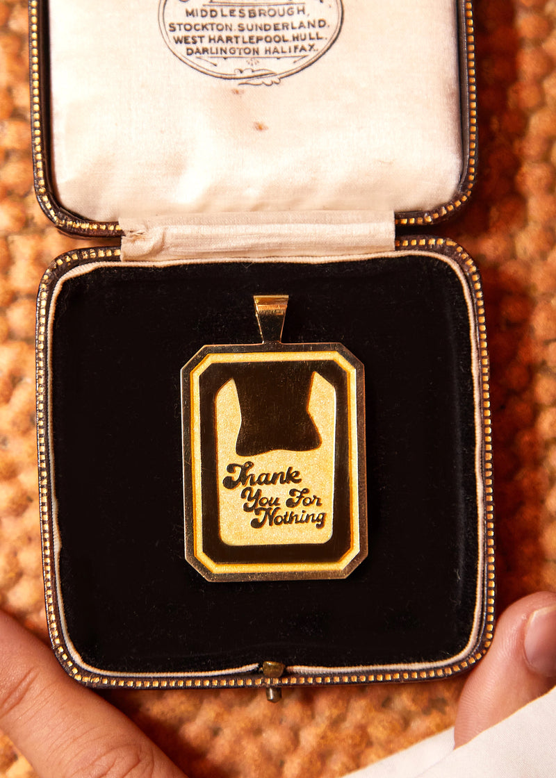 ESTD Thank You For Nothing Charm