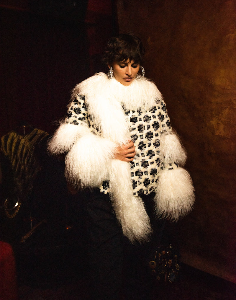 Tete by Odette x DLEX Brocade Fur Jacket