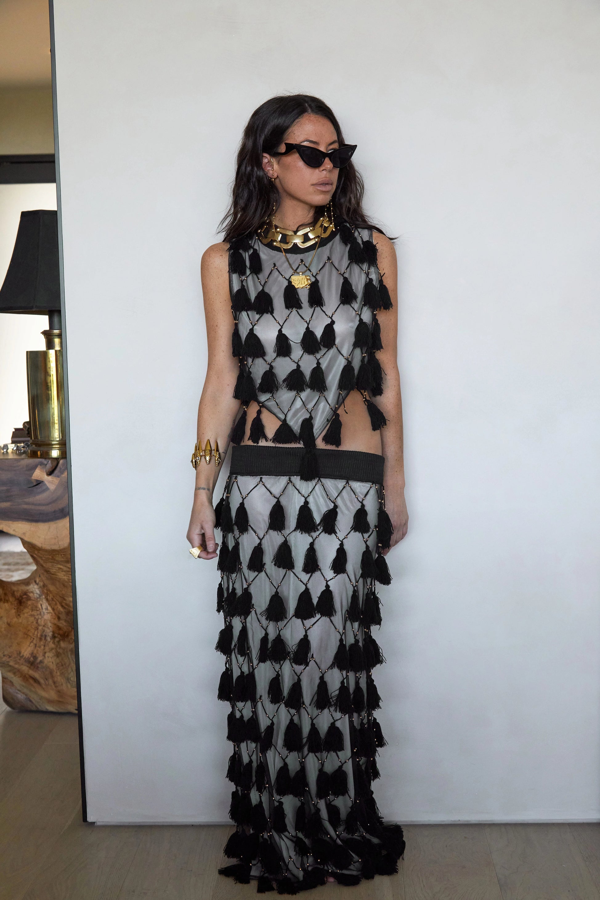 Tete by Odette x DLEX  Tassel Two Piece Dress