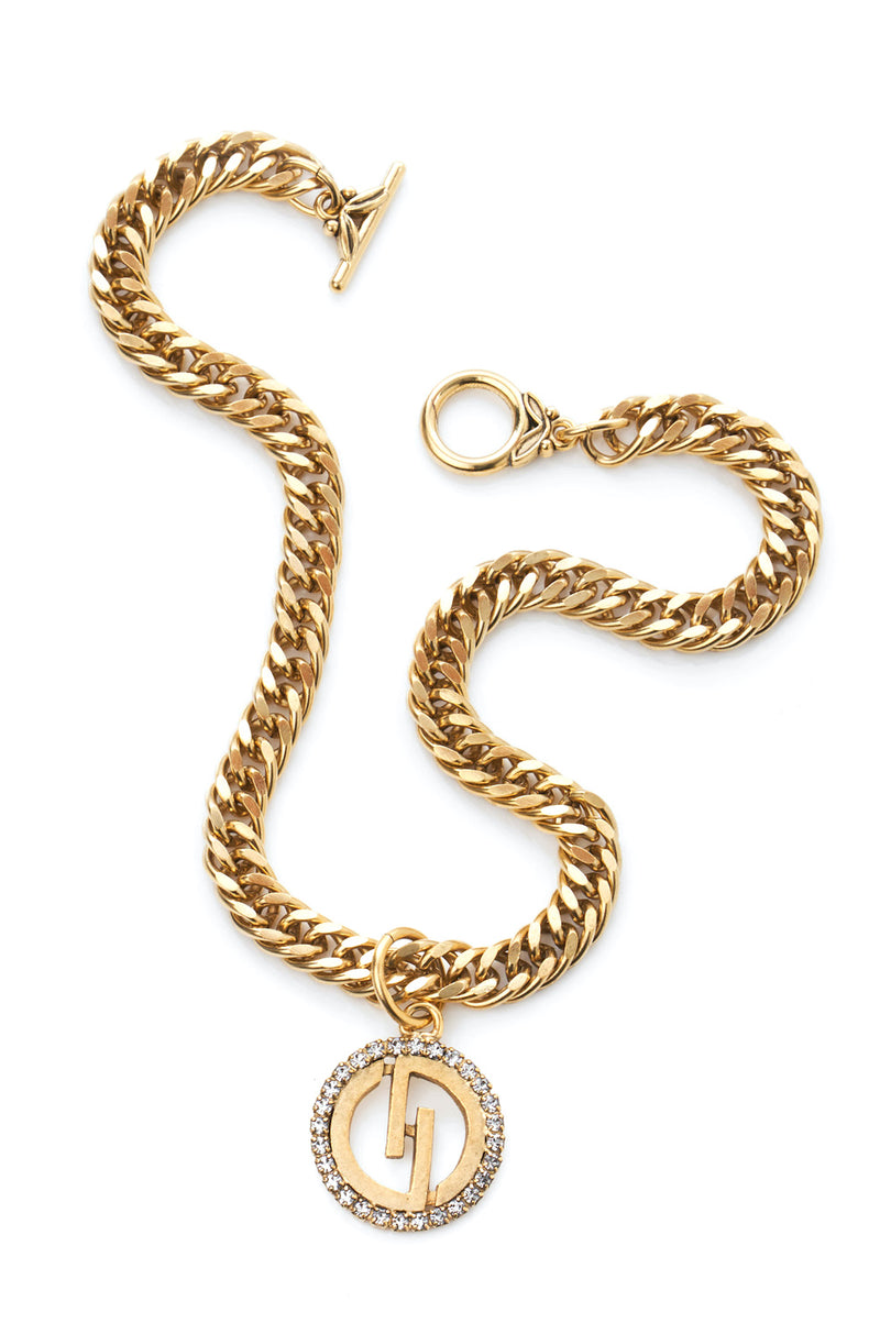 CHANEL Vintage Gold 3 Layer Chain Medallion Belt