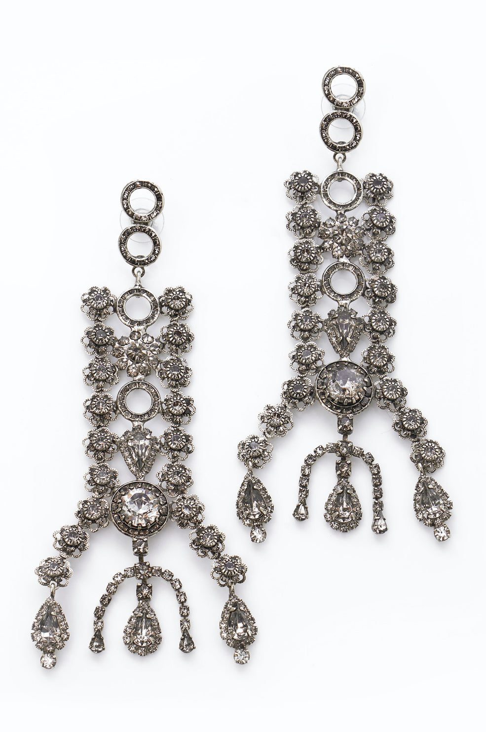 DYLAN LEX Dakota Earrings | Crystal Statement Earrings