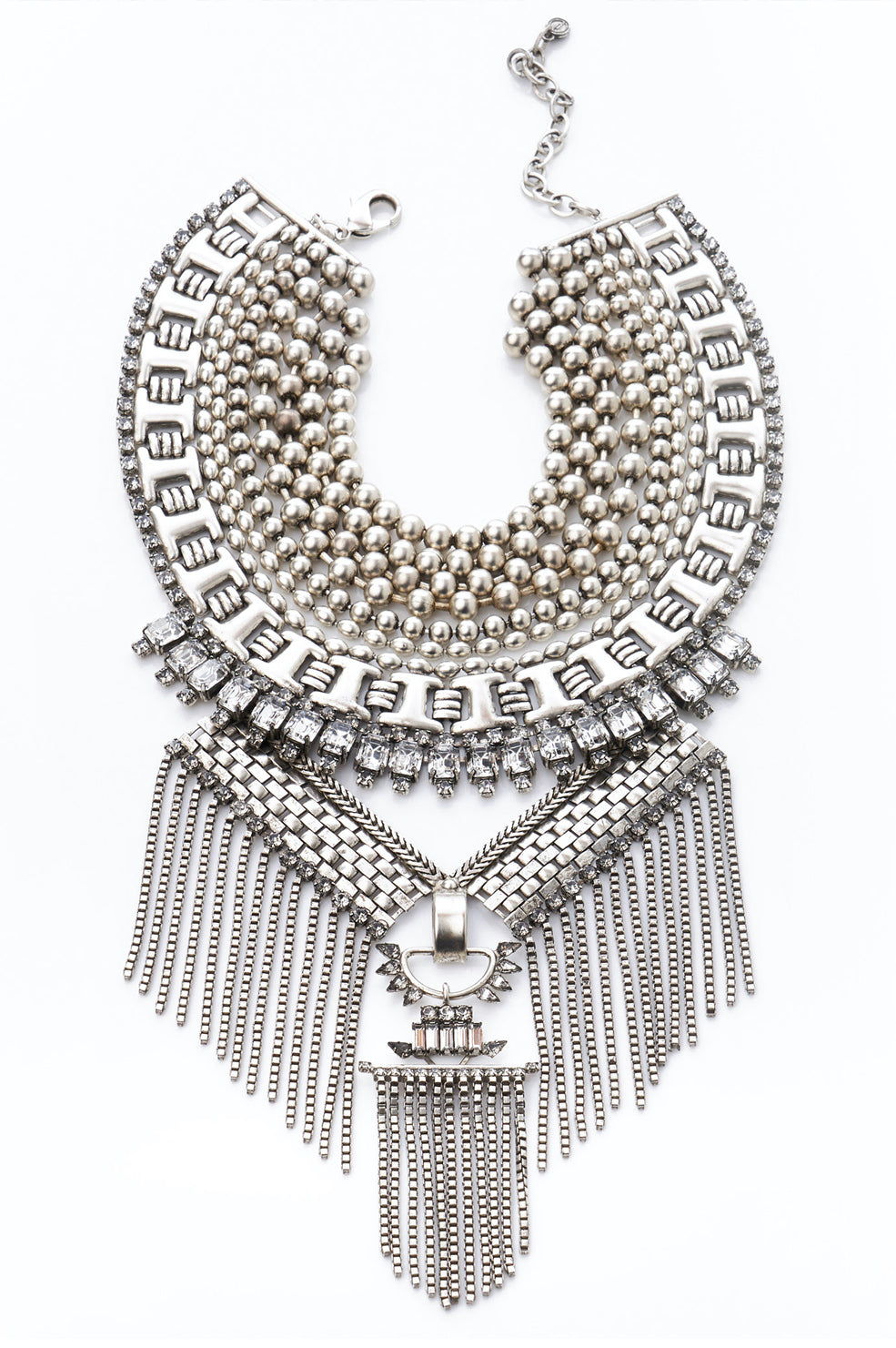 DYLANLEX Falkor VI Necklace | Statement Silver Necklace