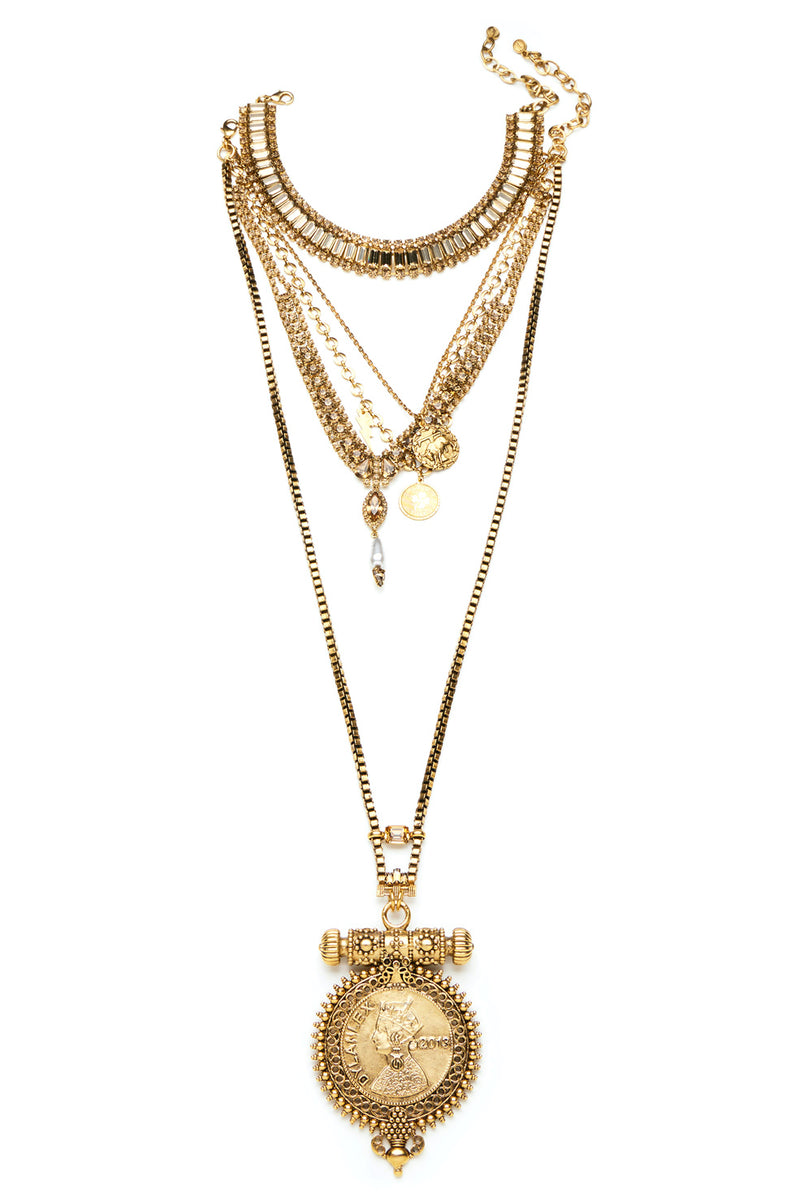DYLAN LEX Gilded Lola Necklace | A 2 in 1 Necklace