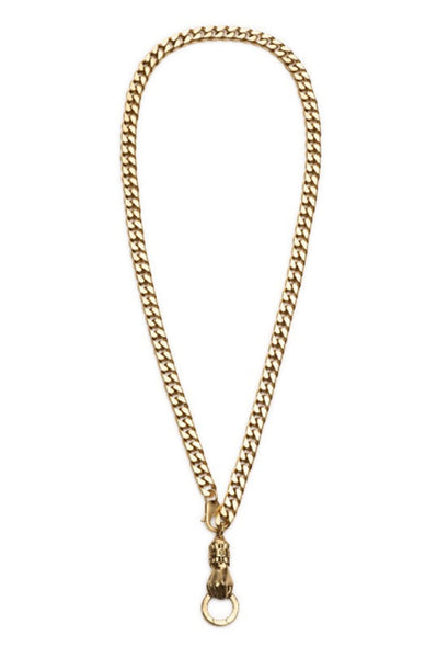 Ｋ*Ｚ様 CYbER dYNE chain neck snood ベージュ Gilded_Keaton_Necklace_Curb_Ch