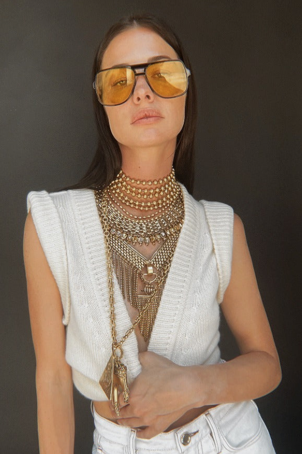 Gilded Falkor VI Necklace