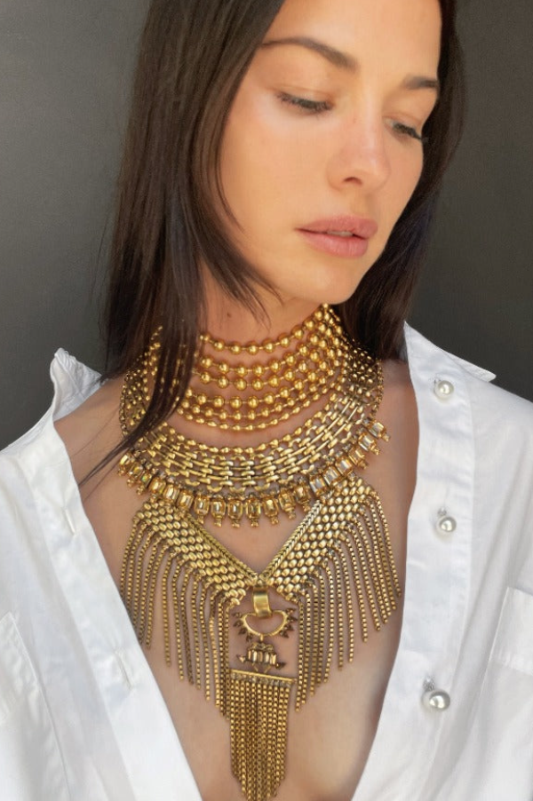 Gilded Falkor VI Necklace